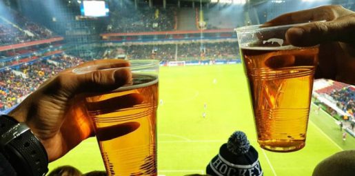 Пиво и ставки на футбол